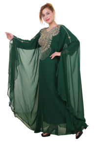 Modern Moroccan Islamic <b>Kaftan</b> for <b>Women</b> Long Floor-Length Beach Dress with Breathyable Long Sleeve ODM Supply - Product Image 2