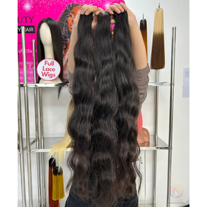 Nouveau produit indien vague cheveux faisceaux 26 pouces Double dessiné vietnamien Remy cheveux humains vague armure qualité de luxe - Product Image 1
