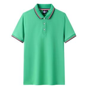 Customized logo Men's Polo Shirts <b>Short</b> <b>Sleeve</b> Cotton Pique 3 <b>Buttons</b> Golf Shirts Classic Fit Casual Performance T-shirt for men - Product Image 1