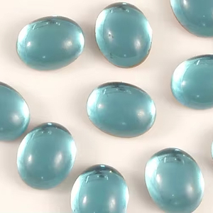 Piedra preciosa de Aguamarina natural 100% para la fabricación de joyas y decoración del hogar Cabujones de Aguamarina curativos genuinos a precios a granel OEM - Product Image 1