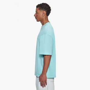 100% coton hommes surdimensionné T-Shirt personnalisé de haute qualité impression blanc Anti-rides Street Wear avec goutte épaule - Product Image 3