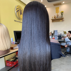 Vietnamhairluxury Cabello Remy Liso, Pelucas y Paquetes de Cabello con Trama Simple, 100% Cabello Humano Virgen, Precio al por Mayor - Product Image 2