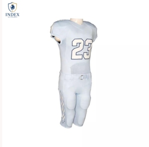 Ensemble de maillots de football américain INDEX APPAREL pour hommes, col en V, sans manches, 23, en twill, respirant, uniformes pour adultes - Product Image 1