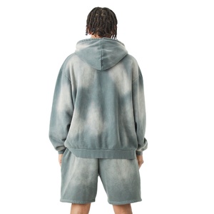 Sweat à capuche surdimensionné avec fermeture à glissière Sun Fade pour hommes au meilleur prix - Product Image 2
