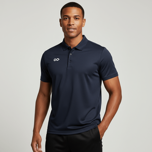 Camiseta Polo de Forro Polar para Hombre, Tallas Uniformes y Estampado Puff - Fabricante Mayorista - Product Image 1