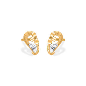 Boucles d'oreilles créoles Nexus Spark plaquées rhodium avec perles pour femme, or 14 carats et platine, cadeau tendance - Product Image 4