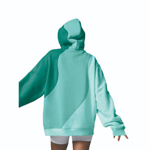 Nouveau sweat-shirt oversize sportif pour femme avec empiècements uniques et ambiance décontractée 2026 - Product Image 1