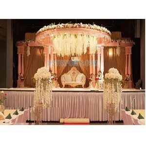 Impresionante Decoración de Mandap para Rituales de Boda, Decoraciones de Mandap para Bodas Hindúes en Oferta, Elegante Mandap de FRP para Bodas en Brisbane - Product Image 1