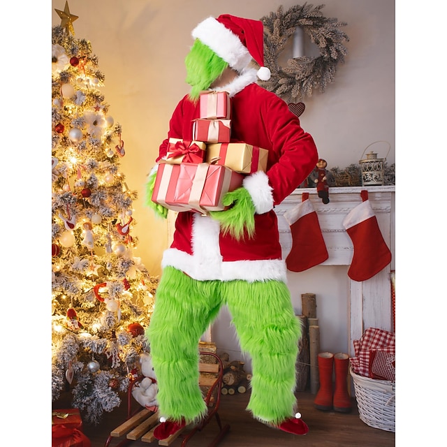 Green Clothes Original Colour Santa Claus Outfit Low Price Green Santa Claus Costume Customizable Sizes Factory Green Clothes Original Colour Santa Claus Outfit Low Price Green Santa Claus Costume Customizable Sizes Factory