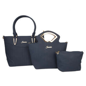 Sac à main pour femme 3 pièces 9724 - BLEU - Product Image 2