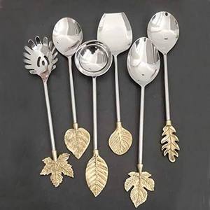 Classical Design Wholesale Steak Knives Table <b>Cutlery</b> <b>Sets</b> Metal Breakfast Lunch and Dinnerware <b>Sets</b> Heavy Duty <b>Gold</b> <b>Cutlery</b> <b>Set</b> - Product Image 2