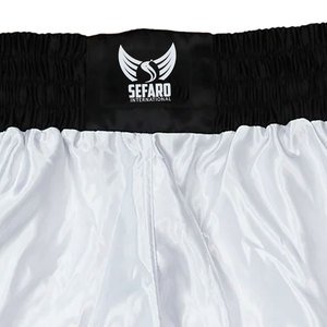 Pantalones cortos de boxeo de talla grande de color sólido Material duradero Pantalones cortos de boxeo de tela suave - Product Image 5