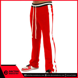 Wholesale High Quality <b>Stacked</b> Flare <b>Jogger</b> Customized Logo Men's High Waist Breathable Streetwear Sweatpants - Product Image 3