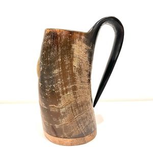 Auténtica Taza Vikinga Ecológica de Cuerno de Búfalo Hecha a Mano, Grado Alimenticio, Estilo Medieval, Religiosa, Feng Shui, Taza de Cerveza con Diseño Animal - Product Image 3