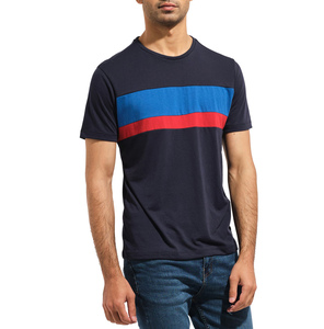 T-shirt en coton à manches courtes et col en O pour hommes, couleur unie, simple et ample, Offre Spéciale décontracté, pull pour hommes - Product Image 2