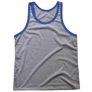 2024 OEM hommes été entraînement débardeurs respirant Gym Sport maille décontracté Muscles sans manches Stringer taille XL coton matériel - Product Image 3