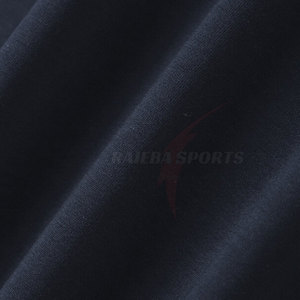 เสื้อแจ็คเก็ตมีฮู้ดสำหรับผู้ชายไซส์ใหญ่พิเศษคอปกแบบมีฮู้ดวัสดุโพลีเอสเตอร์/ ผ้าฝ้ายย้อมสีล้วน - Product Image 4
