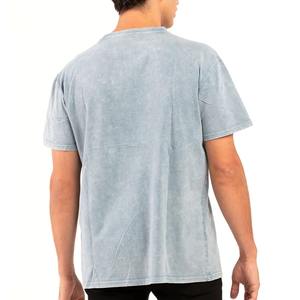 T-shirt pour hommes de haute qualité 100% coton impression personnalisée doux et respirant décontracté et surdimensionné coupe tissu tricoté - Product Image 5