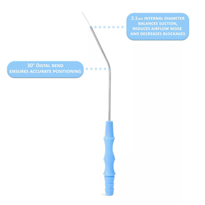 Tubo de Succión Cardíaca Debakey Personalizado, Mango de Plástico, Estilete de Limpieza, Instrumento Quirúrgico Manual de Acero Inoxidable Alemán - Product Image 6