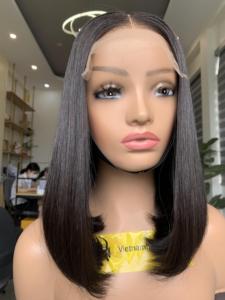 Perruques Vietnam Cheveux Remy HD Closure Lisses Soyeux Trame Simple 100% Cheveux Humains Naturels Vierges VNHL Toutes Couleurs 100g - Product Image 4