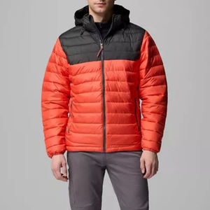 เสื้อแจ็คเก็ตผู้ชายแบบมีปกตั้ง ทอจากวัสดุรักษ์โลก ระบายอากาศได้ดี พร้อมโลโก้ด้านหน้า บริการ OEM แขนยาว แบบเย็บติดกัน - Product Image 2