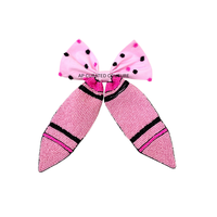 Nouvelle collection 2026 : Barrettes à cheveux en tissu pastel élégant, style nœud perlé, thème Pâques, couleur personnalisable, en carton