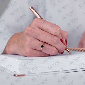 0.90 TCW Round Brilliant Cut Yellow Gold Celtic Wedding Band for Women Anniversary & Birthday <b>Gift</b> for Love - Product Image 5