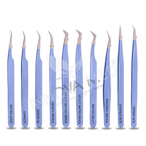 Pince à cils gravée sur mesure, Extension droite et incurvée, Volume, Isolation des cils, maquillage professionnel - Product Image 1