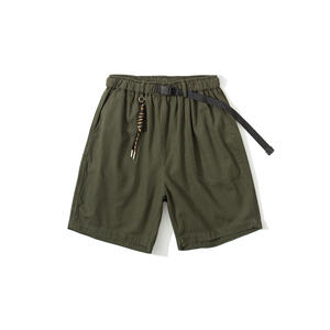 Shorts en coton 100% pour homme avec impression de logo personnalisé, décontractés, été, chino, streetwear, mode, pantalon court, taille élastique - Product Image 3