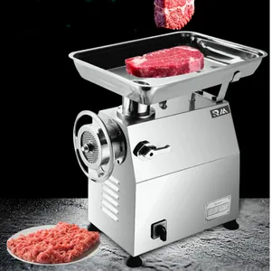 Industrial large small Dubai minced burger chopped chopping making ground pork beef meat grinder slicing and grinding machinery
