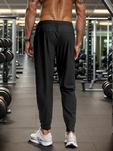 กางเกงออกกำลังกายแบบมีซิปแห้งเร็วสำหรับผู้ชายกางเกงออกกำลังกายยิมกางเกงระบายอากาศได้ดีสำหรับ2025ฤดูร้อน - Product Image 6