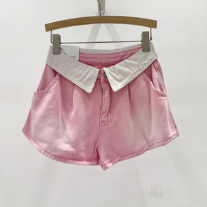 แฟชั่นใหม่ที่ไม่ซ้ํากันใหม่Streetwearเซ็กซี่บล็อกสีล้างJeanกางเกงขาสั้นผู้หญิงสั้นกางเกงยีนส์กางเกงขาสั้นผู้หญิงกางเกงขาสั้นผู้หญิง - Product Image 5