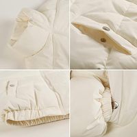 Blouson court matelassé réversible pour femme, imperméable, en molleton tricoté, avec fermeture éclair, rembourré en coton, personnalisable avec logo, nouvelle mode