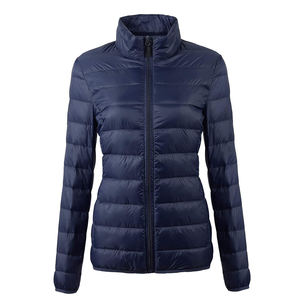 Gran oferta, chaquetas acolchadas de talla grande para mujer, chaquetas de moda de Color sólido para mujer con diseño personalizado, servicio OEM de impresión - Product Image 1