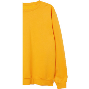 Men's Premium 100% Cotton Knitted Fleece Solid O-<b>Neck</b> Pullover Sweatshirt Eco-Friendly Breathable Embossed Printed Design Front - Product Image 5