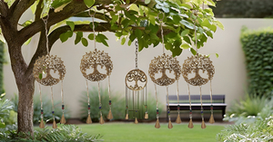 Énergie positive intérieur décor à la maison carillons éoliens en métal cloches suspendues de noël pour balcon jardin bureau et salon cadeau de famille - Product Image 4
