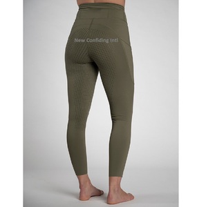 Culotte d'équitation élégante Leggings de cheval Vêtements équestres à la mode Collants d'équitation personnalisés avec poches pratiques pour téléphone - Product Image 3