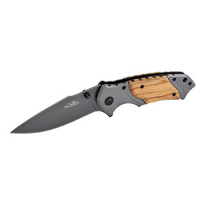 Coltello con serratura Wallis K901168 grigio con manico effetto legno - Product Image 3
