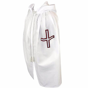 2026 Premium Quality Freemasons Masonic Regalia Cotton <b>Wool</b> Fabric Customized Maroon Cross Hand Embroidery Durable <b>Crafts</b> Low - Product Image 3