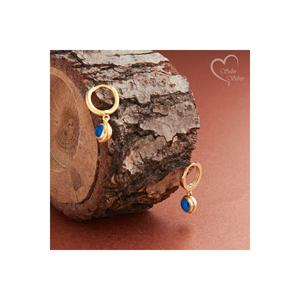 Occhio malocchio perlina orecchino Color oro 925 argento Sterling - Product Image 2