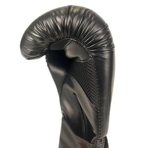 Guantes de boxeo de cuero PU con logotipo personalizado, buena calidad, transpirables, de talla grande, impermeables, ropa deportiva de Kickboxing de 8oz para competición - Product Image 2