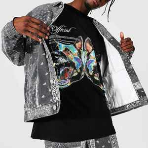 Chaqueta Vaquera para Hombre de Diseño Único, Color y Talla Personalizables, Fácil de Usar, Ecológica y Ligera, Venta al por Mayor - Product Image 4