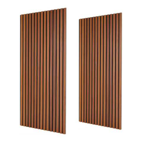 Flexible Modern Design Rubber Acacia Acoustic Wall Panels Sound Absorption Eco-Friendly Features for Living Room Warehouse