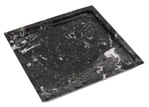 Plateau de service rond en marbre de luxe unique pour restaurant, hôtel et maison plateaux de service couleur or plateaux de service en forme de rond fournitures - Product Image 3