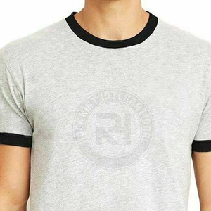 100 coton Jersey demi manches t-shirt pour hommes femmes unisexe impression personnalisée et broderie disponible - Product Image 4