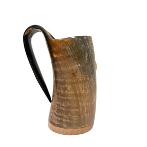 Auténtica Taza Vikinga Ecológica de Cuerno de Búfalo Hecha a Mano, Grado Alimenticio, Estilo Medieval, Religiosa, Feng Shui, Taza de Cerveza con Diseño Animal - Product Image 5