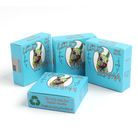 Boîtes de carton carrées pour emballages cadeaux de savons faits à la main avec impression de logo personnalisé