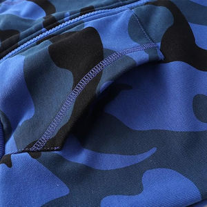 Sweat à capuche neutre à fermeture éclair, coupe classique, intérieur doux au toucher, manches souples, respirant, couche intermédiaire, hiver, 100% coton - Product Image 5