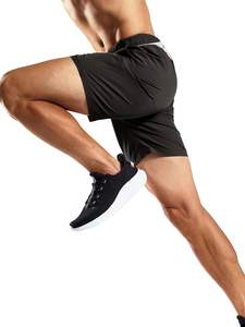 Pantalones cortos de gimnasio para hombres que absorben la humedad, secado rápido, entrenamiento atlético, pantalones cortos de entrenamiento para correr con bolsillos 2025 - Product Image 4