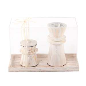 Juego de quemador de incienso de nácar artesanal, caja de quemador hecha a mano con bandeja, soporte de incienso decorativo para regalo de Ramadán - Product Image 5